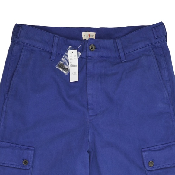 New JCREW Size 30 Relaxed Cargo Pants in Heavyweight Twill Royal Navy $128 BW526 - Picture 7 of 9
